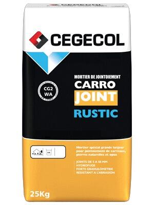 CARROJOINT RUSTIC - Mortier jointoiement spécial grande largeur - 5 à 50 mm