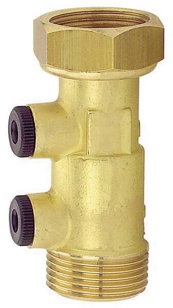 CLAPET ANTIPOLLUTION EA - CONTROLABLE - FM - Clapet W.F. - Corps laiton avec 2 bossages 8x13, bouchon PA (polyamide) - Pression maxi : 10 bar - Température maxi +90°C