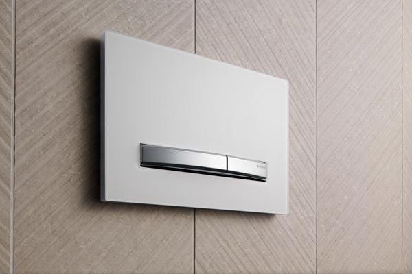 SIGMA - 50 - Plaque de déclenchement double touche en fonte d'aluminium