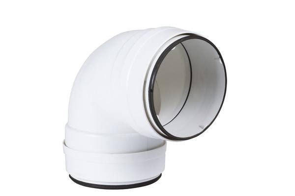 COUDE CIRCULAIRE PVC CC 125 AVEC JOINT 460063 ACTA ATLANTIC  [460063]