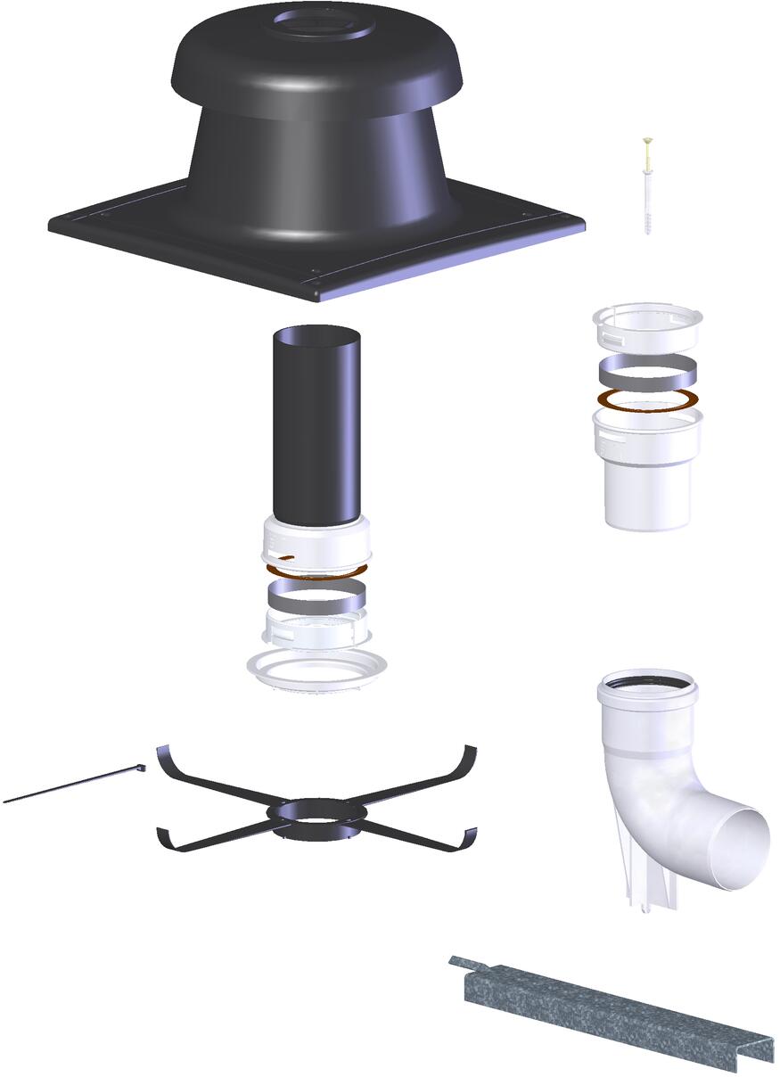 CONDUIT CONDENSATION VENTOUSE - Système CoxDens PPs Flexible