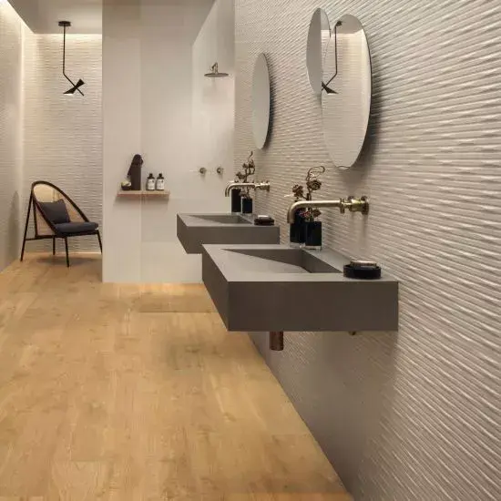 3D WALL CARVE - 3D WALL WHITTLE IVORY