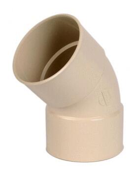 COUDE DEMI-RONDE - FF - 45°