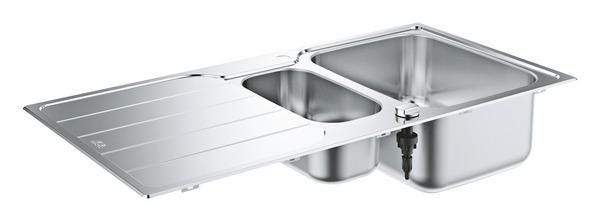 EVIER K500 INOX 60 1.5C. 97X50 REV   31572SD1 GROHE  [31572SD1]