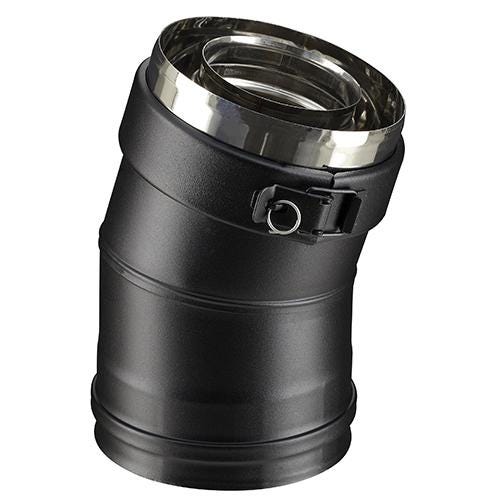 COUDE A 15 80-130 PGI NR9030    37080701/9030 POUJOULAT  [37080701/9030]