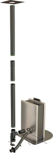 TUYAU 50CM NOIR MAT D.80 +JT VITON 1MM 344862 TOLERIE EMAILLERIE NANT-SETEN  [344862]