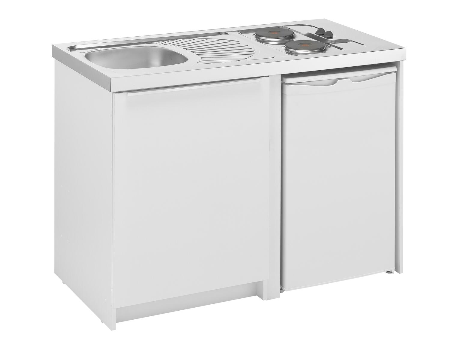 KEDR CADETTE - Cuisinette en mélaminé blanc