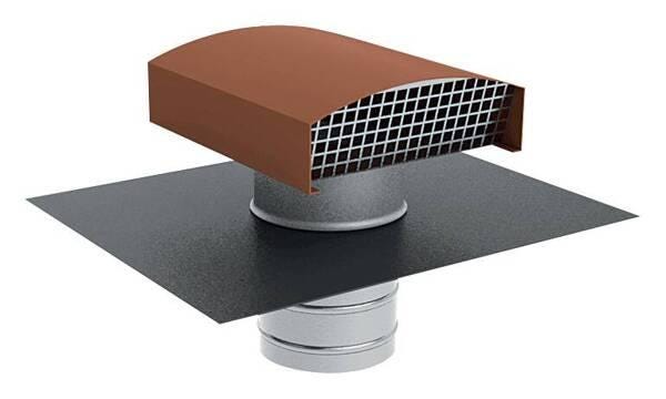 CHAPEAU DE TOITURE TUILE METAL D250   CTTM250 AXELAIR  [CTTM250]