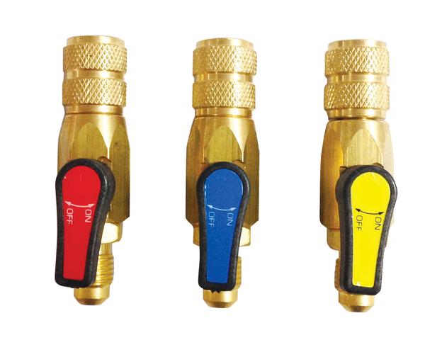 JEU DE 3 VANNES A BOISSEAU SPHERIQUE  EL33021 ASPEN PUMPS FRANCE  [EL33021]