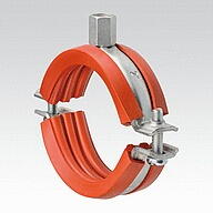 COLLIER A VIS - DÄMMGULAST rouge, électrozingué - Haute température (-60°C à 225°C)