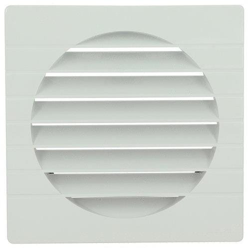 GRILLE EXTERIEURE P/TUBE D.160 BLANC   GET16B NICOLL  [GET16B]