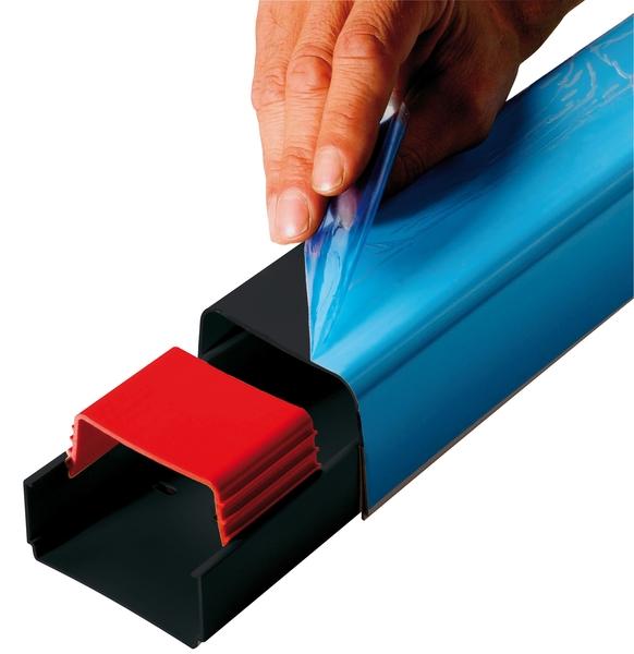 GOULOTTE PLASTIQUE 80MM 2X80X60M NR  CLI04362 CBM LE HAILLAN