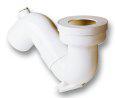 RACCORD POUR WC EN PVC - Siphon pour siège à la turque