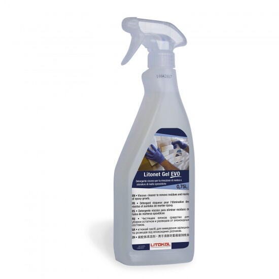 LITONET GEL - Détergent liquide à pH alcalin pour le nettoyage de carreaux céramiques tous types