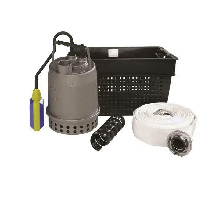 POMPE VIDE-CAVE - SANISUB STEEL KIT - KIT COMPLET D'URGENCE
