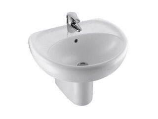 MIDEO - Lavabo autoportant - Installation sur colonne ou cache-siphon