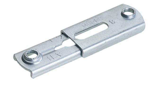 COLLIER SUPER CLIP - Supports double, avec taraudage, électrozingué