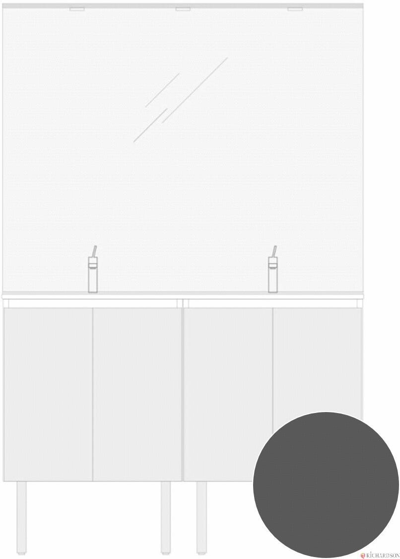 EXCLUSIVITES RICHARDSON PAR GBGROUP - Meuble porte sous-vasque et miroir crédence - Ensemble