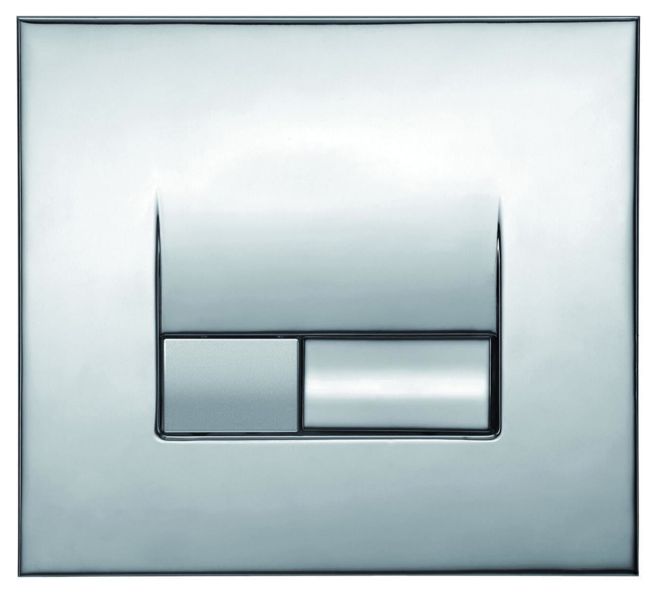 SMARTY - Plaque de commande double touche ABS