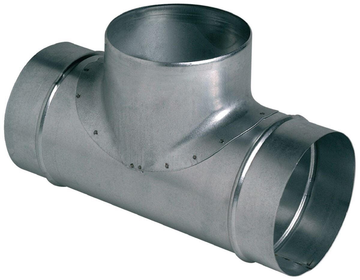 CONDUIT CIRCULAIRE RIGIDE ET SEMI-RIGIDE - Té équerre 90° - GALVA