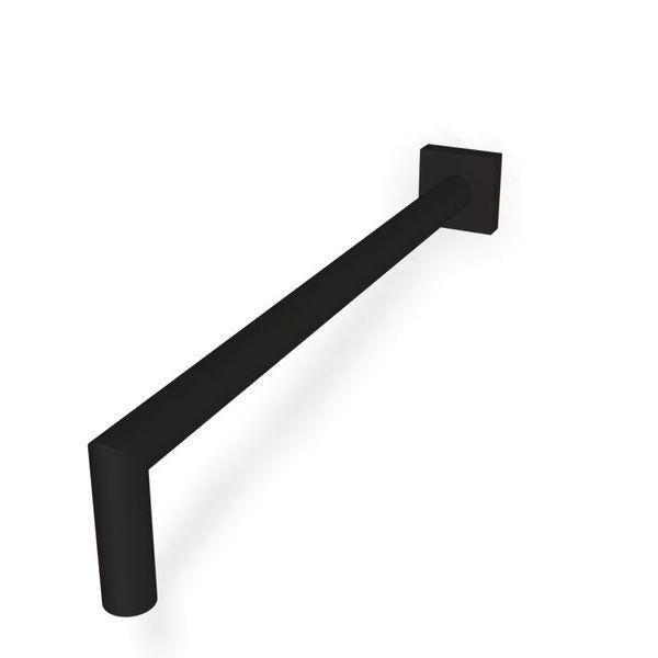 BRAS MURAL DESIGN CARRE 35CM NOIR MAT F2538NS