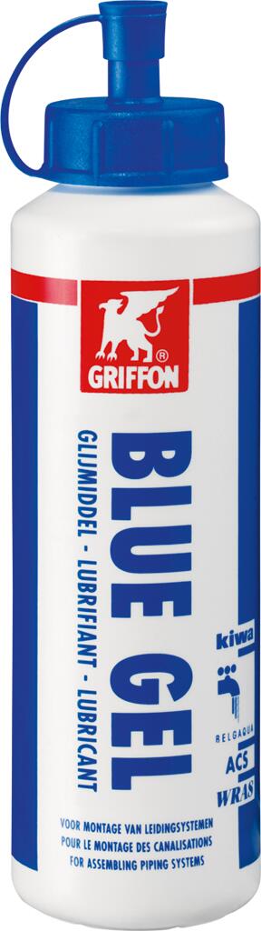 BLUE GEL - Lubrifiant pour assembler des installations avec joint en caoutchouc sous pression et/ou en évacuation (pipe de WC)