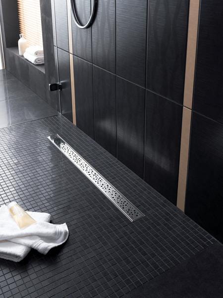 GRILLE TECEDRAINLINE DROPS  70 POLI    600730 TECE FRANCE  [600730]