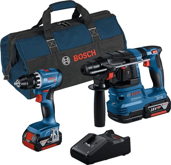 KIT 2 OUTILS GSR 18V-300-+GBH-22   0615A50038 BOSCH ELECTROPORTATIF  [0615A50038]