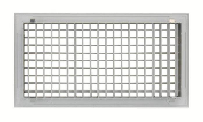 GRILLE DE SOUFFLAGE - GDD - Grille alu double déflexion