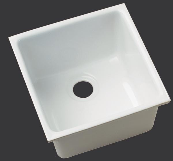CUVE LABORATOIRE 32X32CM BLANC P291001