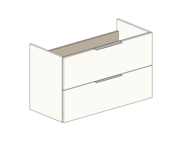 MEUBLE S/P METRO26 2T.PO 100 BLC       RC0150