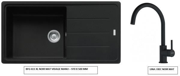 PACK BFG 611-XL , BASIS , EVIER FRAGRANIT , N FRANKE FRANCE  [270174]