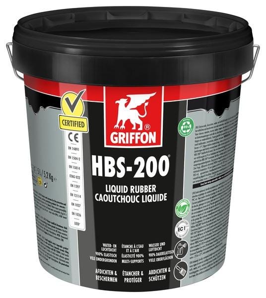 CAOUTCHOUC LIQUIDE HBS-200  -POT 5L-  7006644 GRIFFON