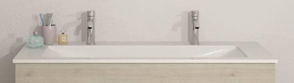EXCLUSIVITES RICHARDSON PAR BURGBAD - Plan de toilette simple vasque