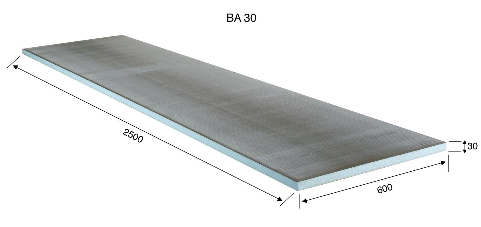 PANNEAU CONST.30MM-250X60CM         010000030 WEDI GMBH  [010000030] 
