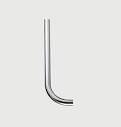 TUBE CHASSE 32 COUDE 52X17CM CHR PRESTO 47040 PRESTO LES ROBINETS  [47040]