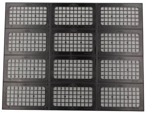 GRILLE MENUISERIE VENT X600 MOUST.NOIR X600MN NICOLL  [X600MN]