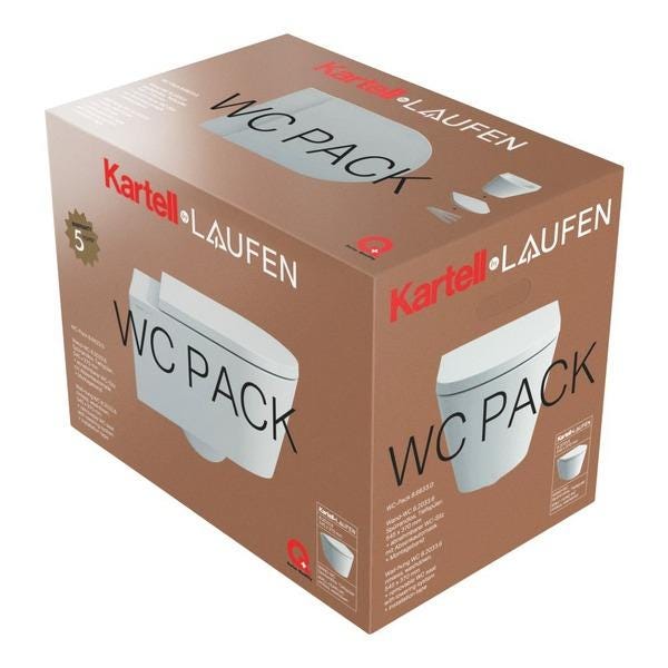 PACK WC SUSP. S/BRIDE      BLC H8663300000001 LAUFEN ROCA