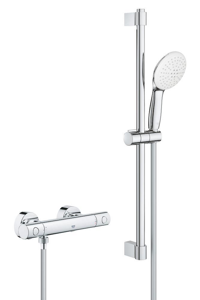 GROHTHERM 800 COSMO + ENSEMBLE TEMPESTA 2 JETS - Ensemble de douche thermostatique