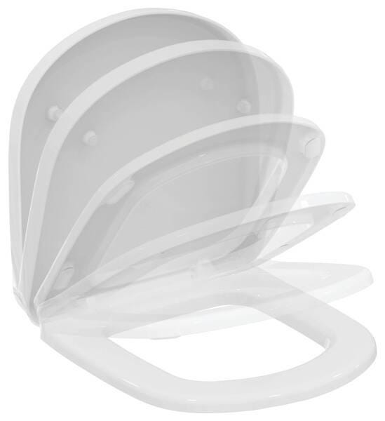 ABATTANT DBL.FREIN COURT KHEOPS BLC   T679901 IDEAL STANDARD FRANCE  [T679901] 