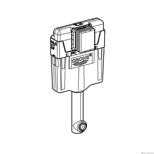 RESERVOIR DE CHASSE ENCAST.    GROHE 38661000 GROHE  [38661000]