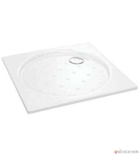 ODEON - Receveur carré extra-plat à poser en céramique