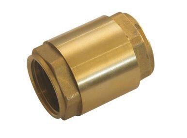 CLAPET DE NON-RETOUR - DOUBLE GUIDAGE - FF - Corps laiton - Obturateur laiton - Joint NBR