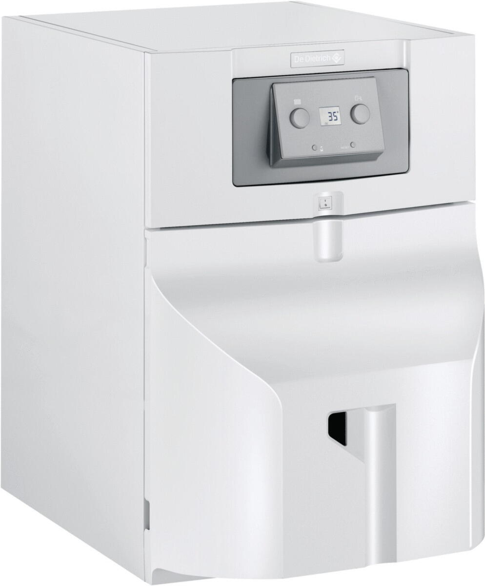 NEOVO CONDENS PLUS - Chaudière Complète à Condensation avec brûleur fioul intégré - Cheminée - Pour Chauffage Seul