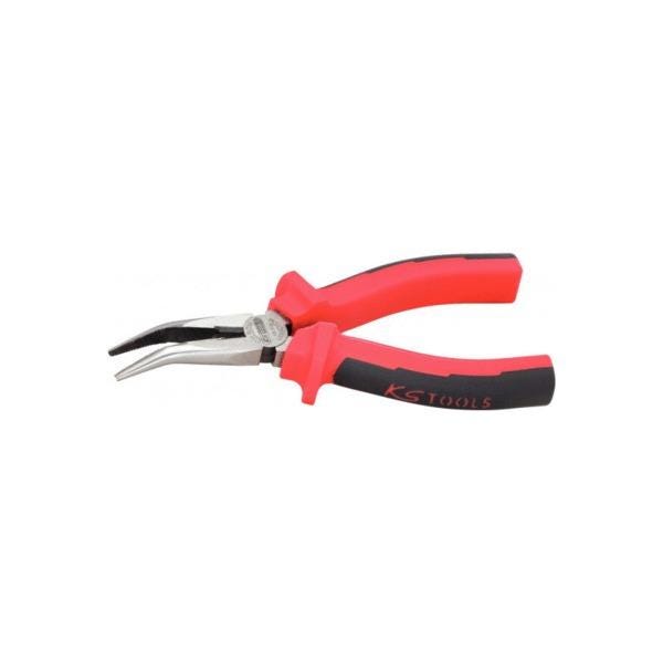 PINCE A BEC DEMI-ROND COUDE 210MM  KS 115.101 KS TOOLS  [115.1019]