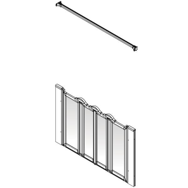 PAROI DCHE 4PIV.OPTIONN 170X90CM   AKW 92124N AKW INTERNATIONAL  [92124N]