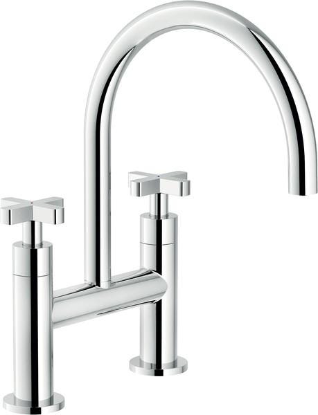 MELANGEUR EVIER LIRA CHROME        LR116220CR NOBILI RUBINETTERIE  [LR116220CR]