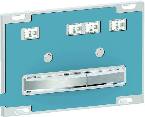 SIGMA - 50 - Plaque de déclenchement double touche en fonte d'aluminium