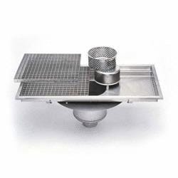 RIVIERE® AVEC REPRISE D'ETANCHEITE - Caniveau inox