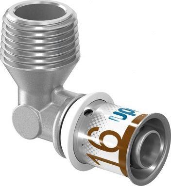 COUDE S-PRESS PLUS MULTICOUCHE - Coude 90° à sertir fileté